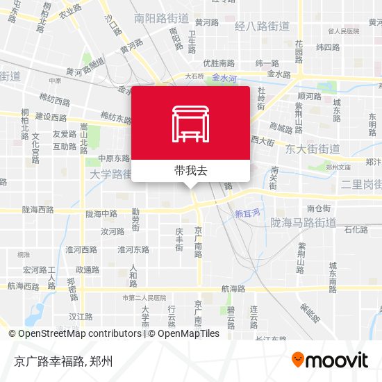 京广路幸福路地图