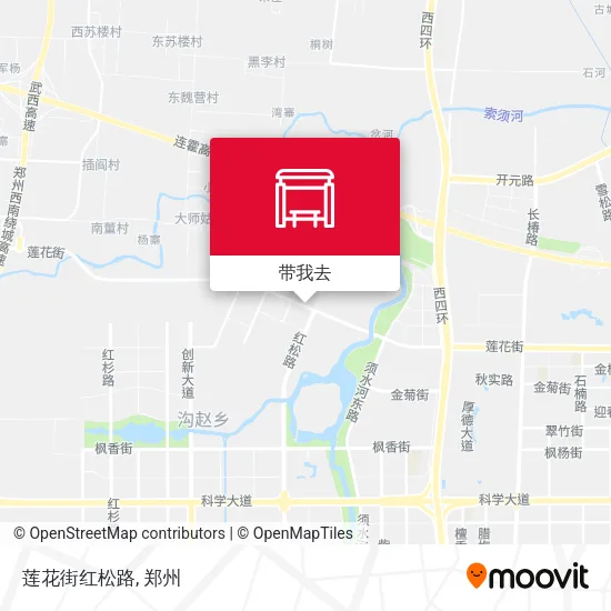 莲花街红松路地图