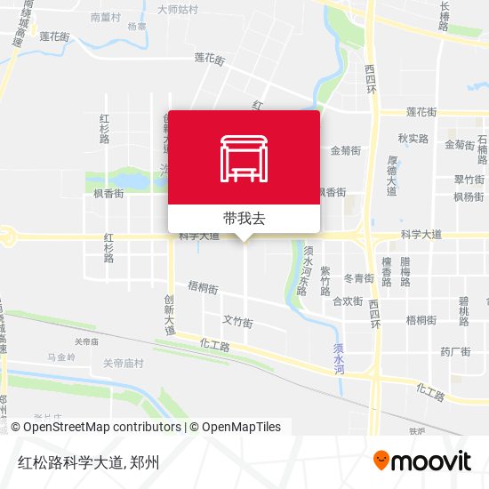 红松路科学大道地图