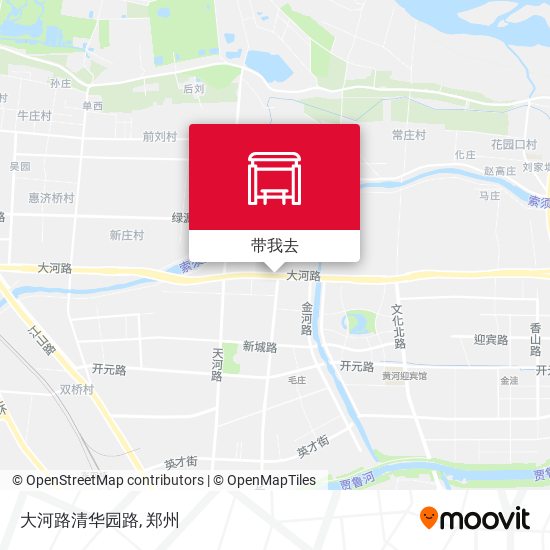 大河路清华园路地图