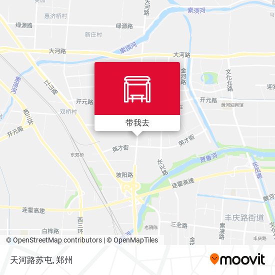 天河路苏屯地图