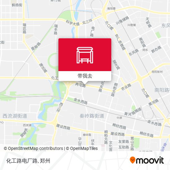 化工路电厂路地图