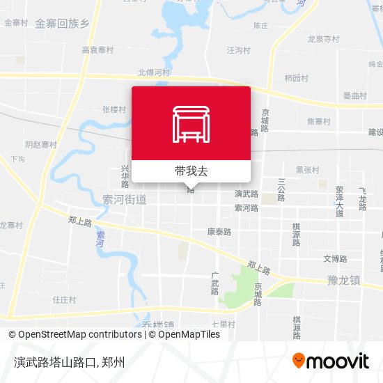 演武路塔山路口地图