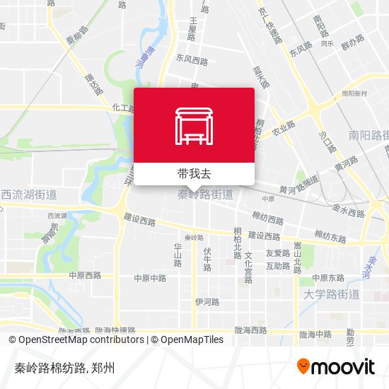 秦岭路棉纺路地图