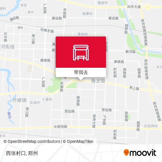 西张村口地图