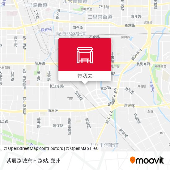 紫辰路城东南路站地图