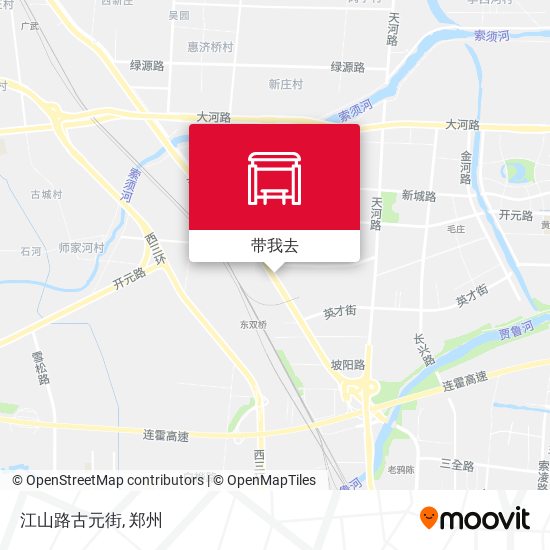 江山路古元街地图