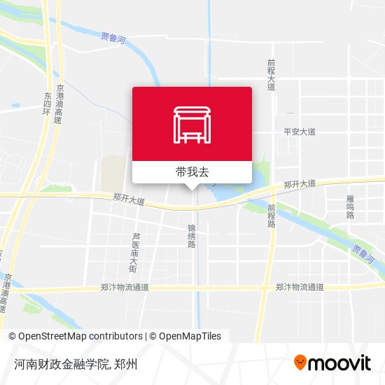 河南财政金融学院地图