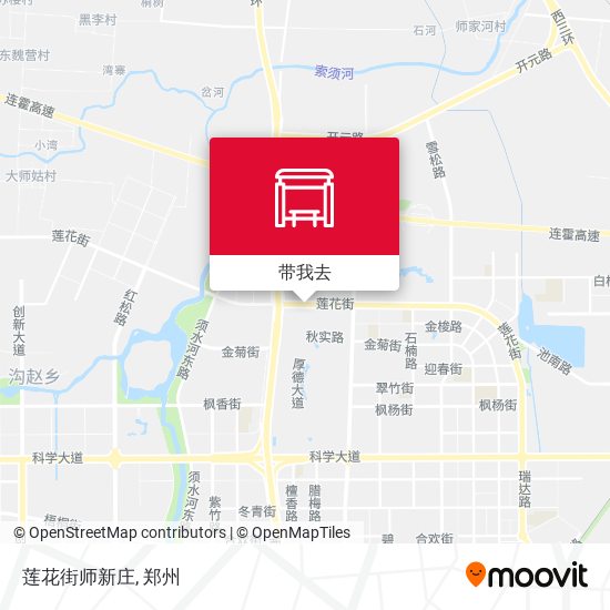 莲花街师新庄地图