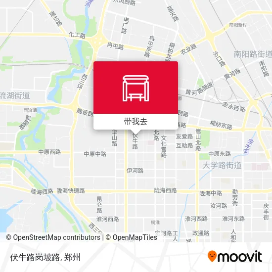 伏牛路岗坡路地图