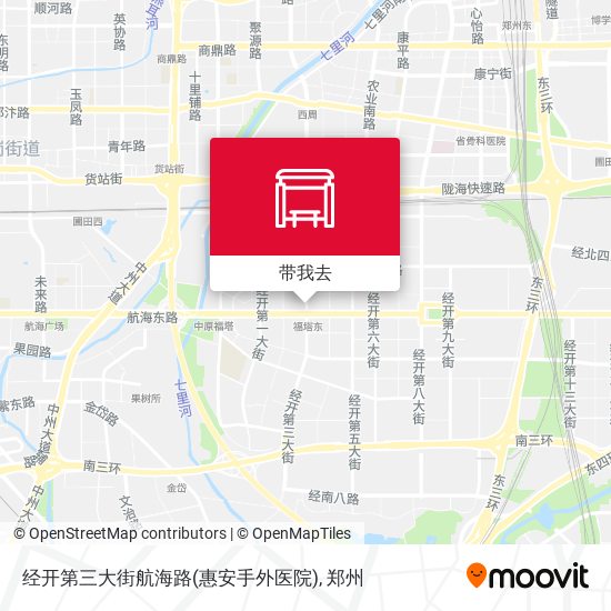 经开第三大街航海路(惠安手外医院)地图