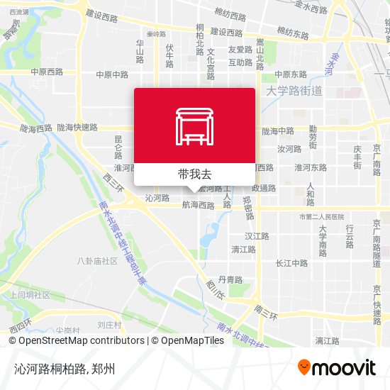 沁河路桐柏路地图