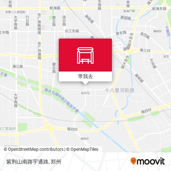紫荆山南路宇通路地图