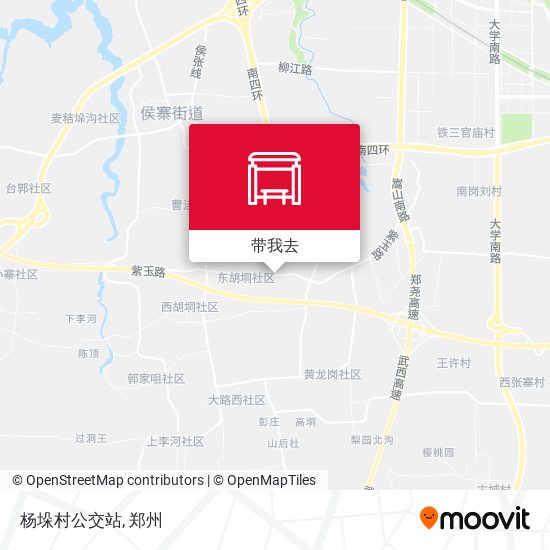 杨垛村公交站地图