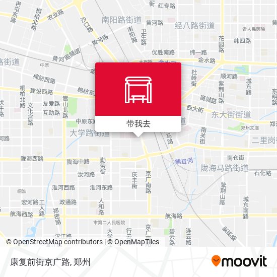康复前街京广路地图
