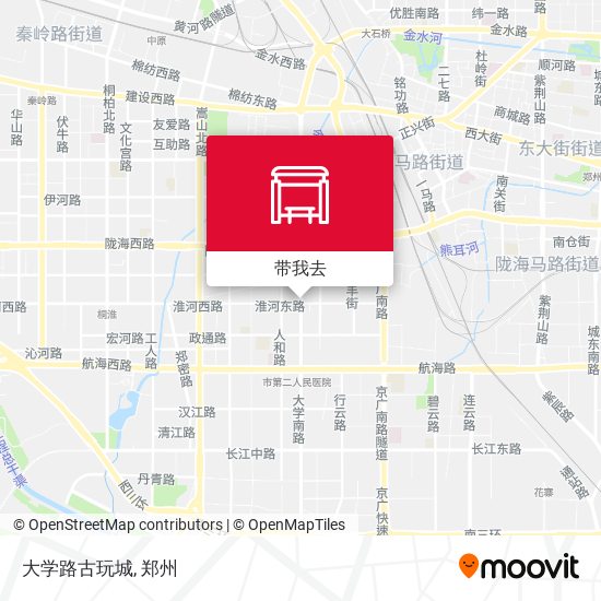 大学路古玩城地图