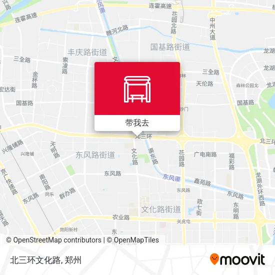 北三环文化路地图