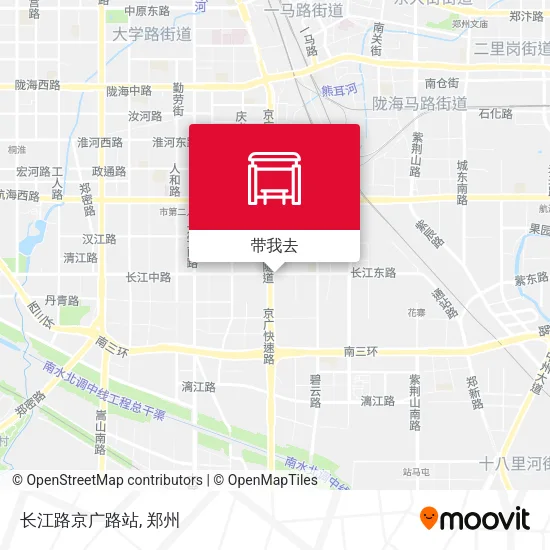 长江路京广路站地图