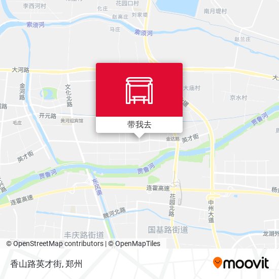 香山路英才街地图