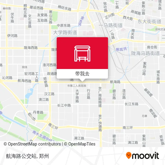 航海路公交站地图