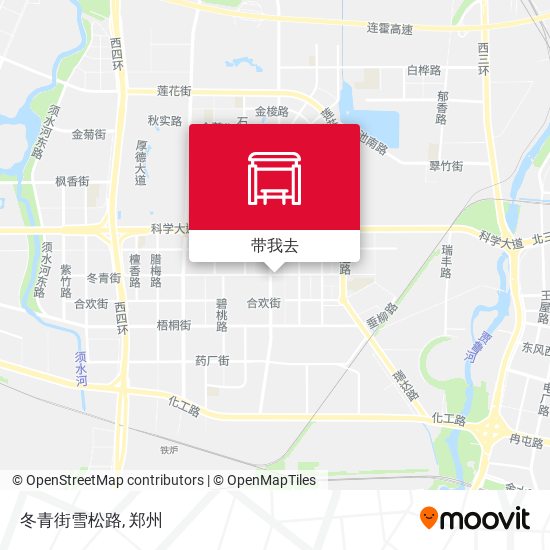 冬青街雪松路地图