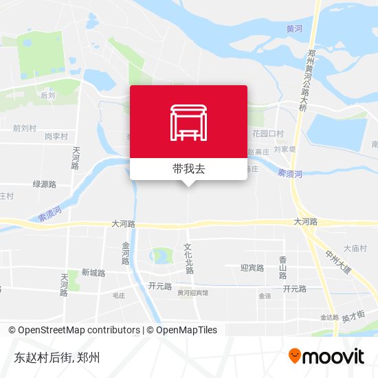 东赵村后街地图