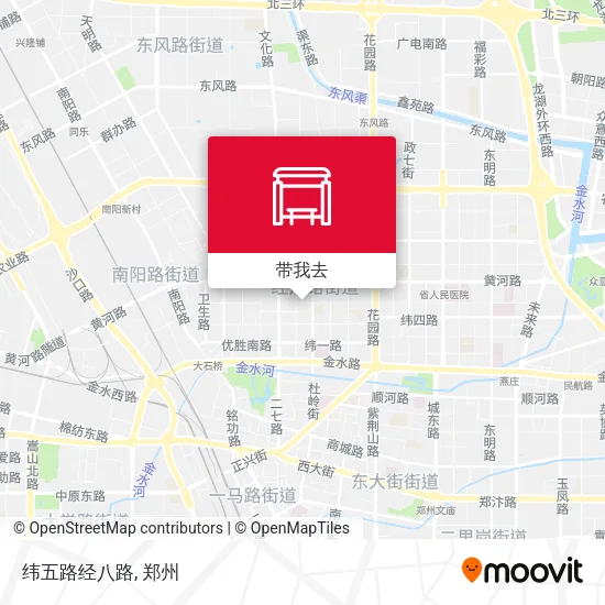 纬五路经八路地图