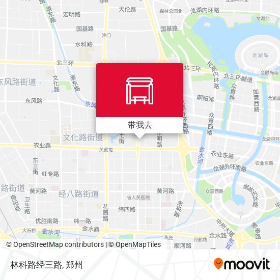 林科路经三路地图