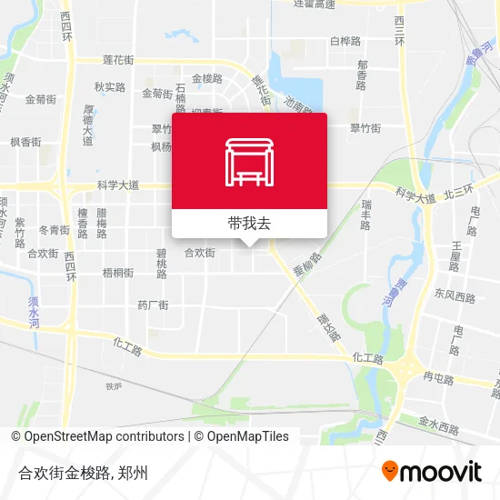 合欢街金梭路地图