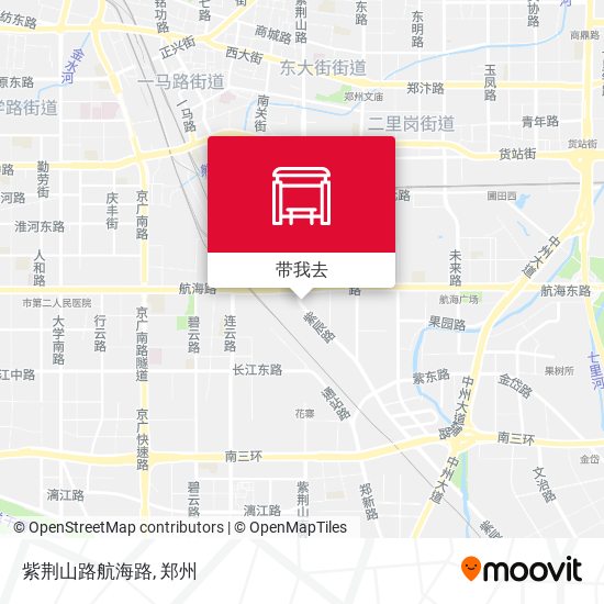 紫荆山路航海路地图