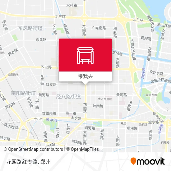 花园路红专路地图