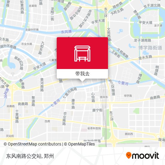 东风南路公交站地图