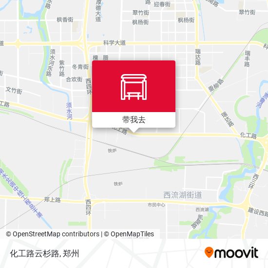 化工路云杉路地图