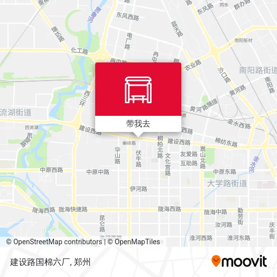 建设路国棉六厂地图