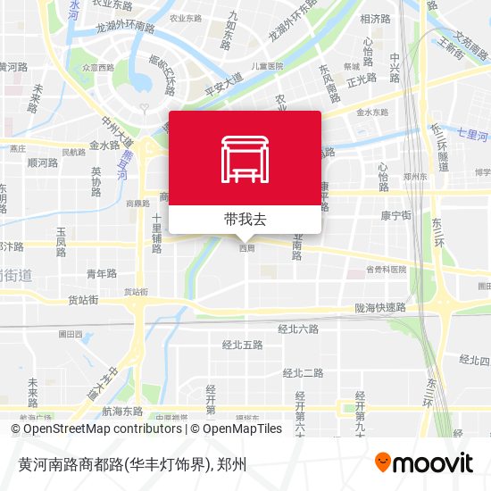 黄河南路商都路(华丰灯饰界)地图