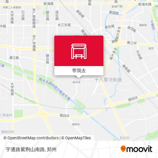 宇通路紫荆山南路地图