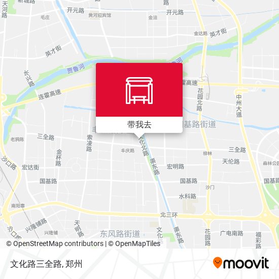 文化路三全路地图