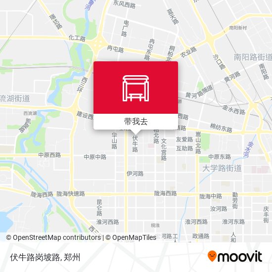 伏牛路岗坡路地图