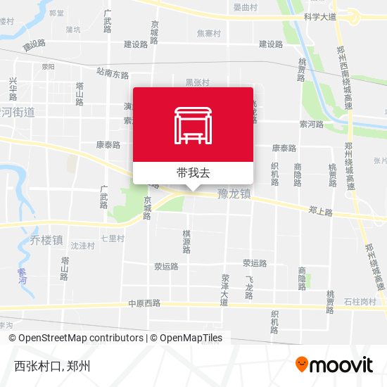 西张村口地图