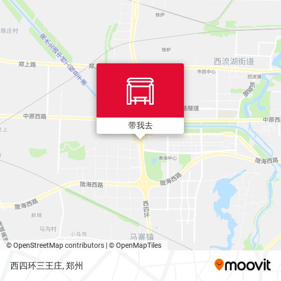 西四环三王庄地图