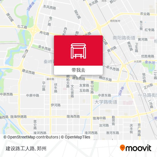 建设路工人路地图