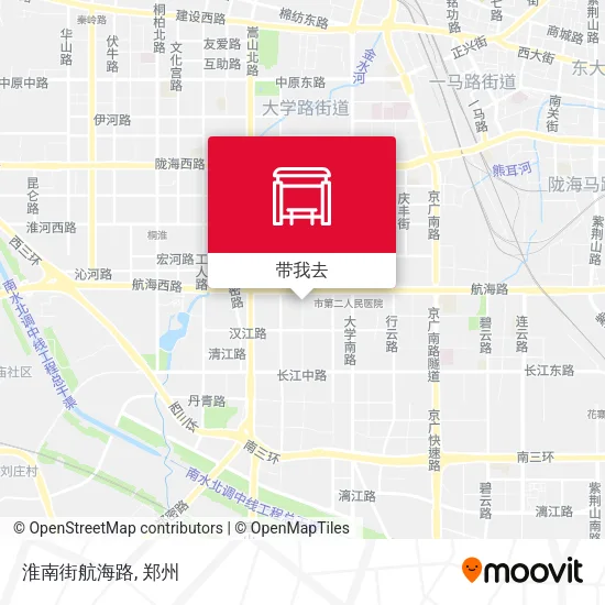 淮南街航海路地图