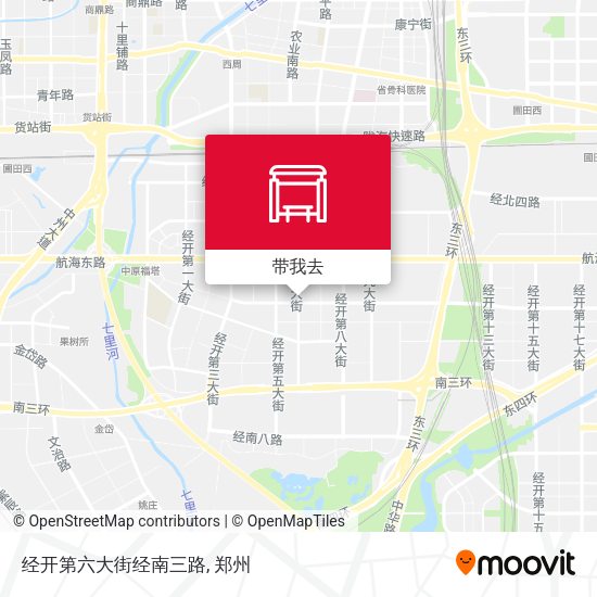 经开第六大街经南三路地图