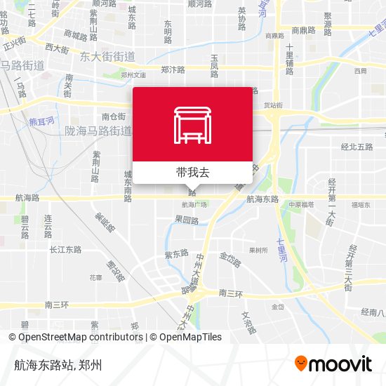 航海东路站地图