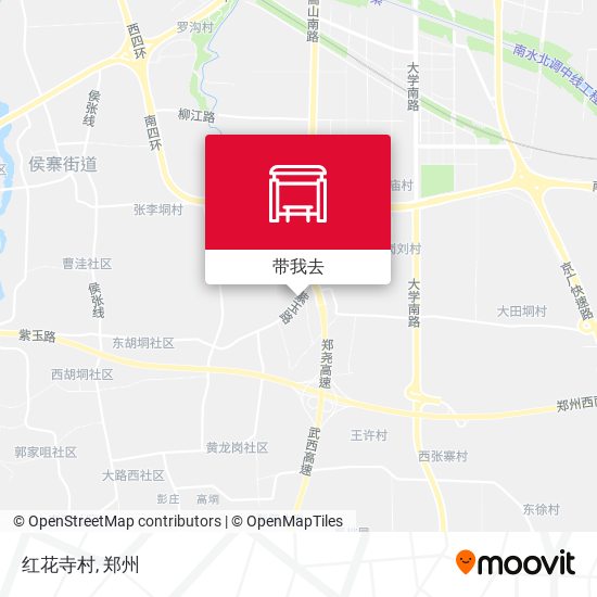 红花寺村地图