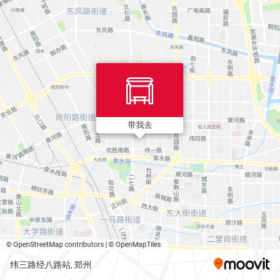 纬三路经八路站地图
