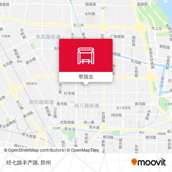 经七路丰产路地图