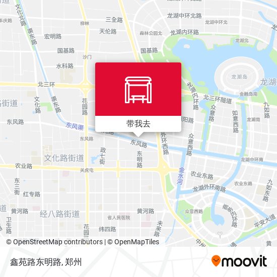 鑫苑路东明路地图