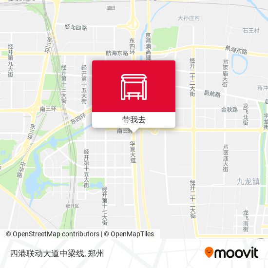 四港联动大道中梁线地图