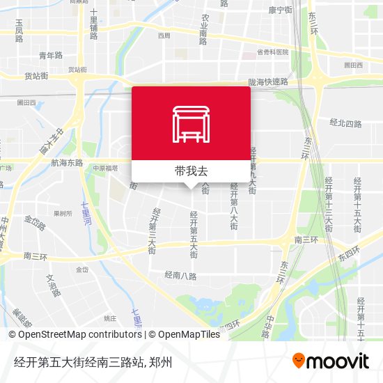 经开第五大街经南三路站地图